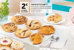 Super U Tartelette fine offre