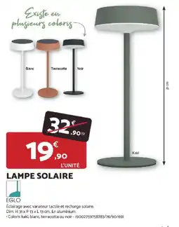 Bricomarché Lampe solaire offre