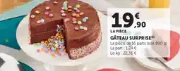 Super U Gâteau surprise offre