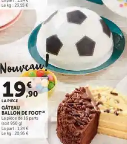 Super U Ballon de foot offre