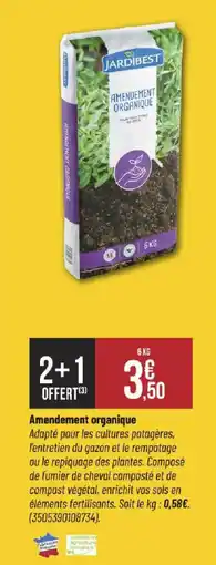 Bricorama Amendement organique offre