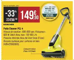 Bricorama KÄRCHER Patio Cleaner PCL 4 offre
