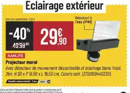 Bricorama XANLITE Projecteur mural offre