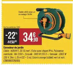 Bricorama Enrouleur de jardin offre
