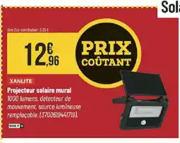Bricorama XANLITE Projecteur solaire mural offre