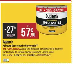 Bricorama JULIEN Peinture Sous-couche Universelle offre