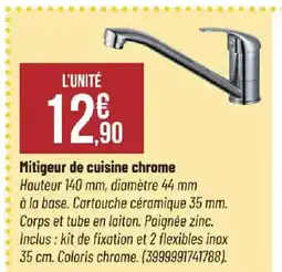 Bricorama Mitigeur de cuisine chrome offre