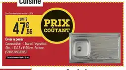 Bricorama Évier à poser offre