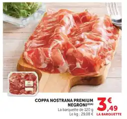 U Express Coppa nostrana premium negroni offre