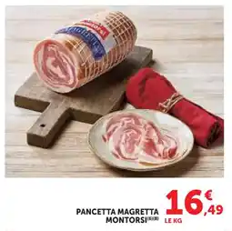 U Express Pancetta magretta montorsi offre