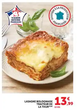 U Express Lasagne bolognaise traiteur de la thur offre