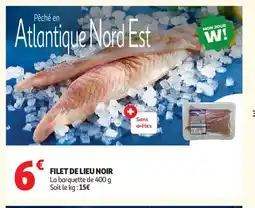Auchan Supermarché Filet de lieu noir offre