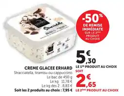 U Express Creme glacee erhard offre
