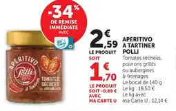 U Express Aperitivo a tartinerc polli offre