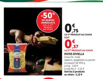 U Express DIVELLA Pates offre