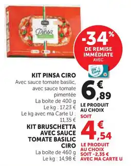 U Express Kit pinsa ciro offre