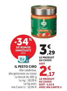 U Express CIRO Il Pesto offre