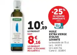 U Express LEVANTE Huile extra vierge d'olive offre