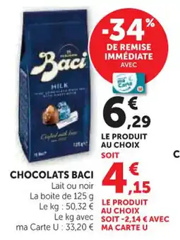 U Express Chocolats baci offre