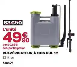 Gedimat Pulvérisateur à dos pul 12 offre