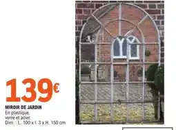 E.Leclerc Dim - miroir de jardin offre