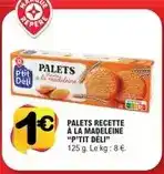 E.Leclerc Palets recette a la madeleine offre