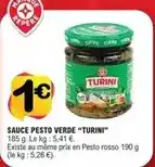 E.Leclerc Turini - sauce pesto verde turini offre