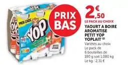 U Express YOPLAIT Yaourt a boire aromatise petit yop offre