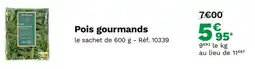 Picard Pois gourmands offre