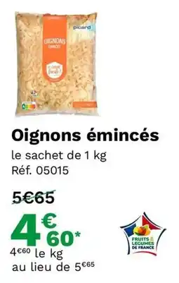 Picard Oignons émincés offre