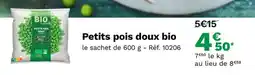 Picard Petits pois doux bio offre