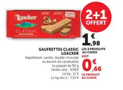 U Express LOACKER Gaufrettes classic offre