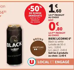 U Express LICORNE 6° Biere offre