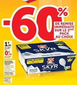 Maximarché Skyr offre decouverte yoplait offre