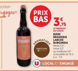 U Express Biere brasserie larche burgindia offre
