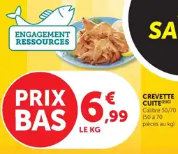 Maximarché Crevette cuite offre