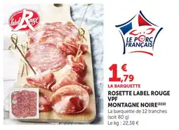 Maximarché Rosette label rouge vpf montagne noire offre