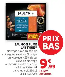 Maximarché Saumon fume labeyrie offre