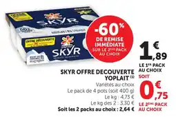 Maximarché Skyr offre decouverte yoplait offre