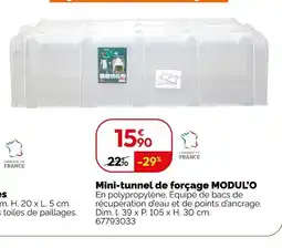 Weldom Mini-tunnel de forçage offre