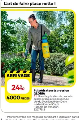 Weldom GLORIA Pulvérisateur à pression offre