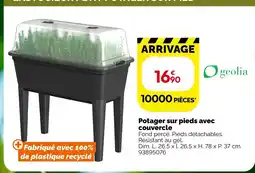 Weldom GEOLIA Potager sur pieds avec couvercle offre