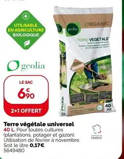 Weldom Terre végétale universel offre