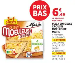 Maximarché Pizza surgelee crousti moelleuse marie offre