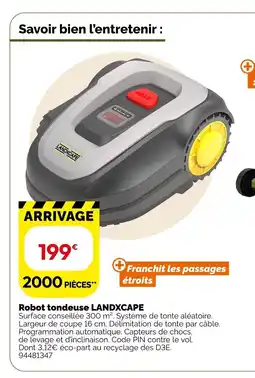 Weldom LANDXCAPE Robot tondeuse offre
