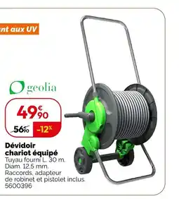 Weldom GEOLIA Dévidoir chariot équipé offre