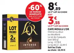 Maximarché Cafe moulu l'or offre