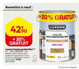 Weldom Lasure haute protection offre