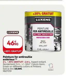 Weldom LUXENS Peinture fer antirouille extérieur offre