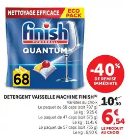 Maximarché Detergent vaisselle machine finish offre
